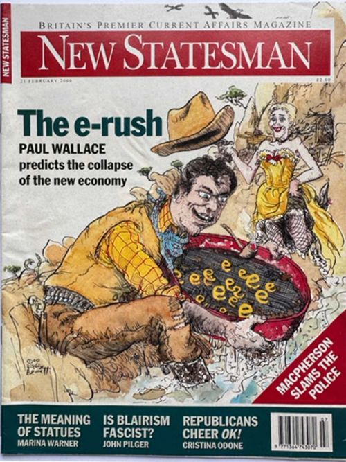 Cover Page of New Statesman Published 21 February 2000