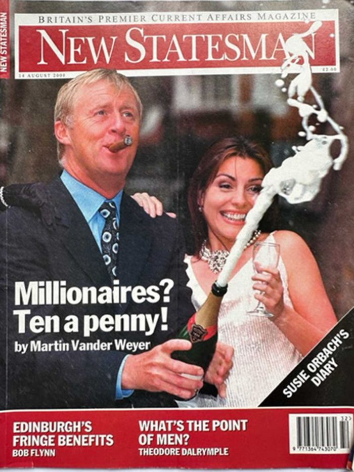 Cover Page of New Statesman Published 14 August 2000